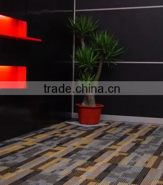 Bank,office,hotel carpet tiles for heavy traffic use CE Compliance with