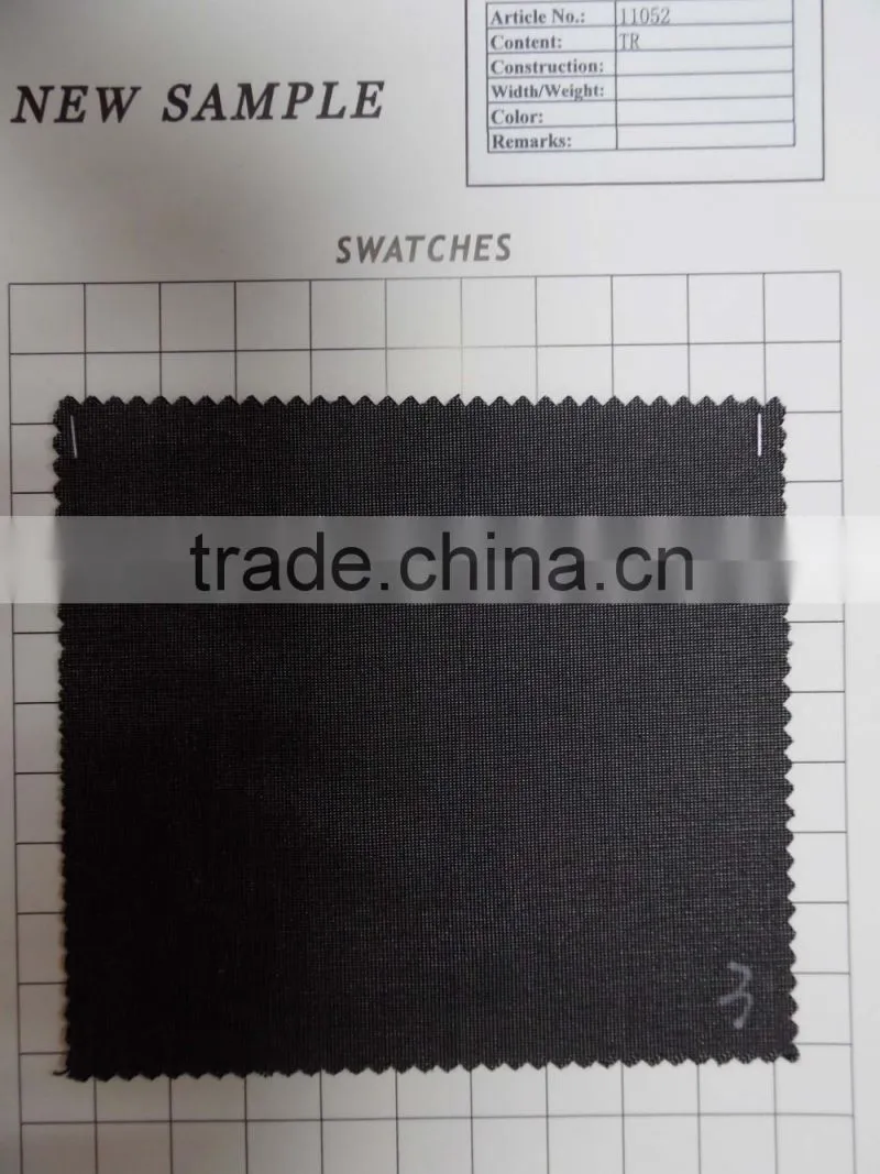 stock textile wholesale plain TR suit fabric 11052