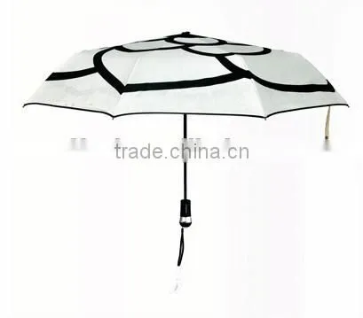 Camellia LED light umbrella double umbrella