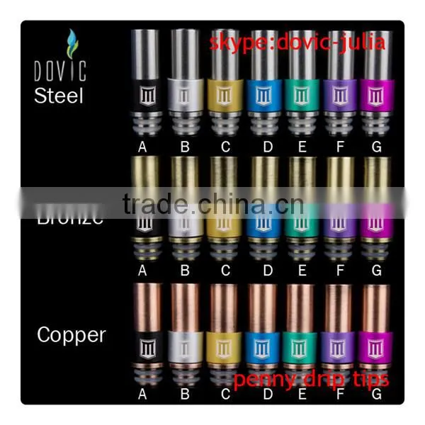 unique design ! adjustable air flow control 510 ss drip tips wholesale