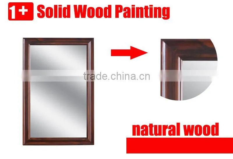 Wooden framed mirror,PS framed mirror,full length standing mirror,wood home decor wall mirror