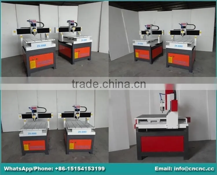 Desktop PCB Design CNC Router 6060 For Drilling And Milling With High Precision NCStudio Control ZK-6060 600*600MM