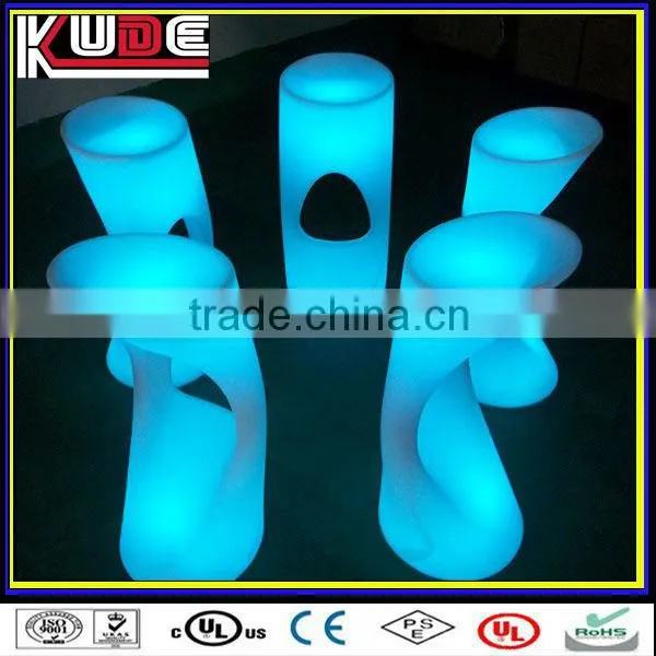 LED Luminous bar furniture night tall stool/commercial bar stools/LED bar counter stool