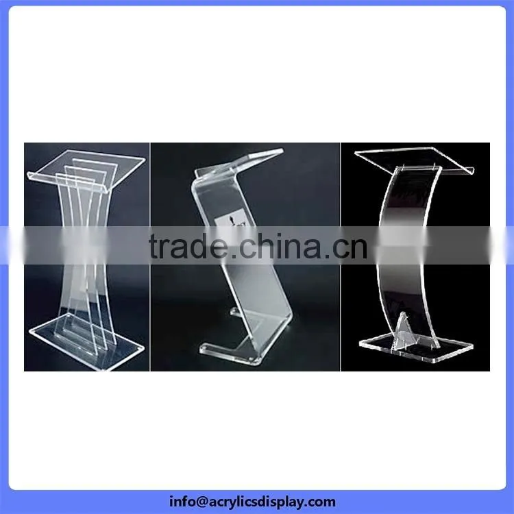 China manufacture professional acrylic podium for churches
