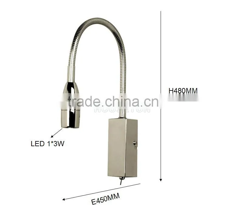 Led lighting modern flexible gooseneck wall sconce,Flexible gooseneck wall sconce,Wall sconce WL1031