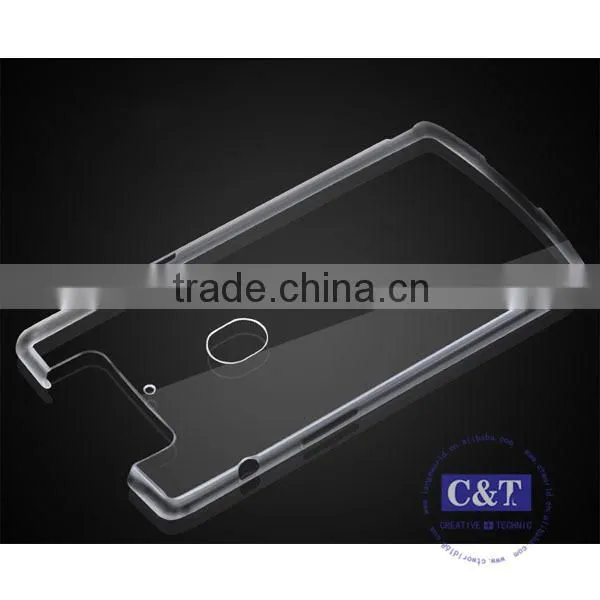 C&T Colorful smartphone transparent clear tpu for oppo n1 case