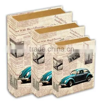 Decorative Wooden Book Box