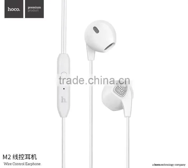 HOCO M2 Wire Control Earphone For iPhone and Android Phone