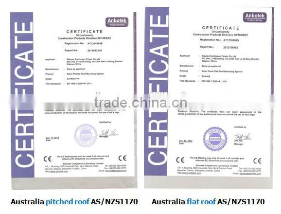 Wholesale pv panel structure for tin roof from China