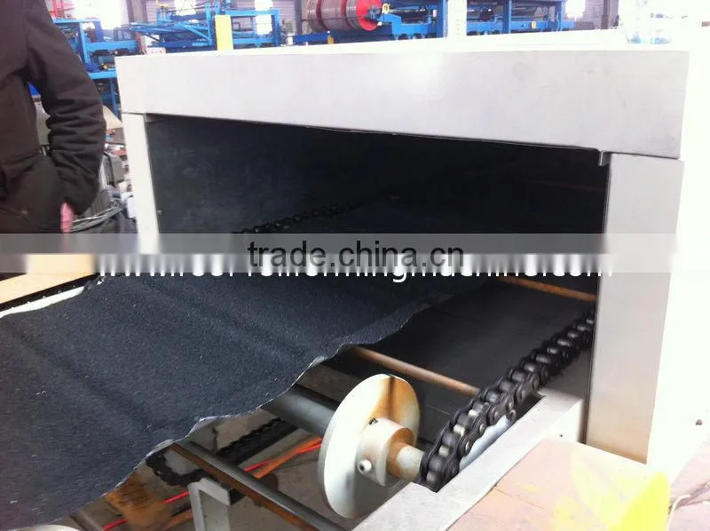 stone coated steel roof tile production line