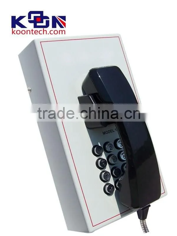 KNTECH Wall Mount emergency service Telephone cold-roll steel sheets waterproof wall-mounted telephone KNZD-05
