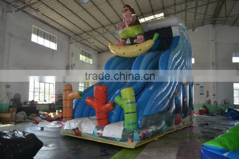 SUNJOY 2016 high quality inflatable playground slide inflatable super slide for sale