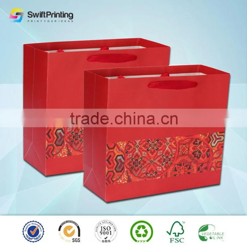 2015 hot selling elegant spotted paper bags