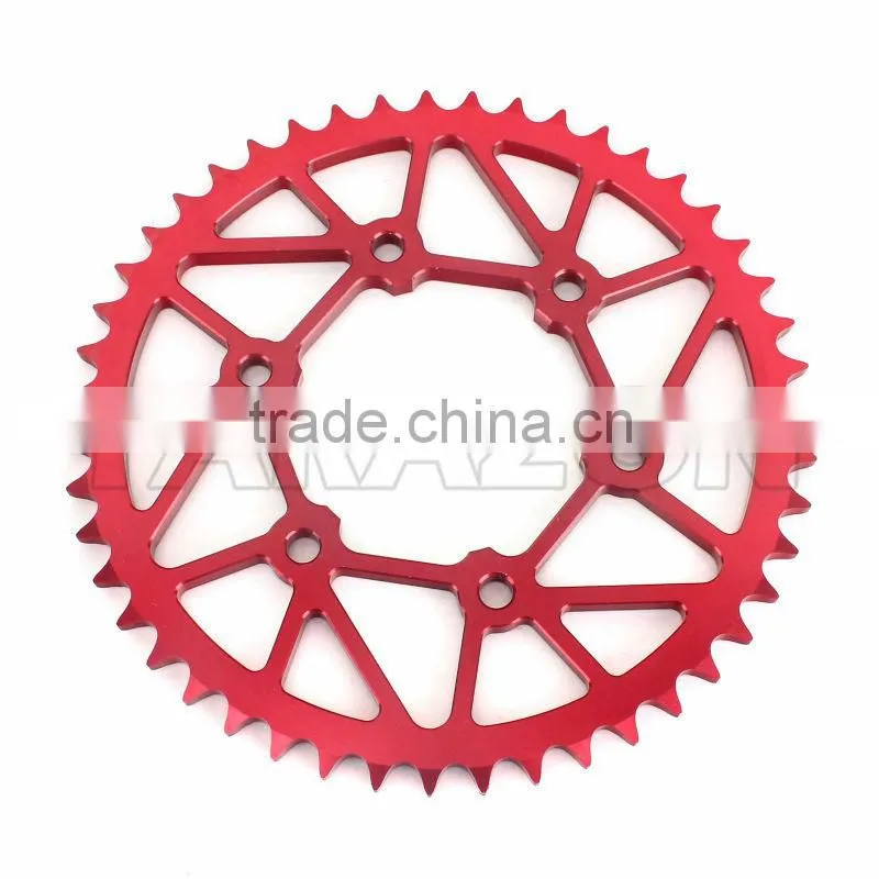 Chinese wholesale high performance CNC machined motorcycle chain sprocket from tarazon