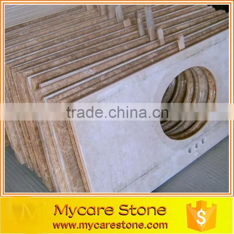 Professional polished modern different type natural stone vanity top