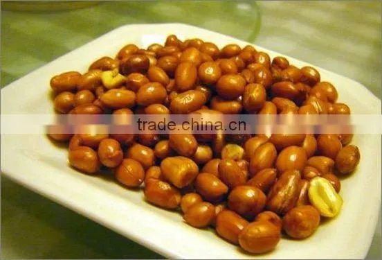 Roasted salted peanuts in shell