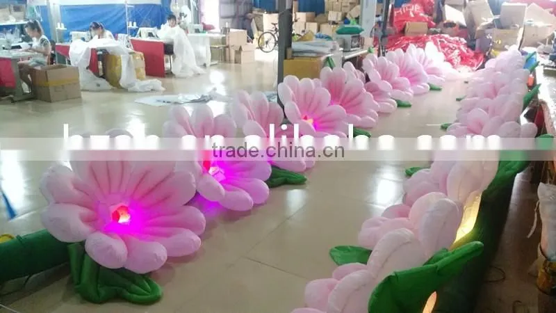 2016 New Inflatable Flower Long Wedding Decoration Flower