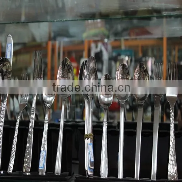 Stainless Steel Knife Spoon and Fork Set gold flatware stainless