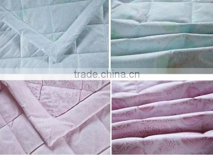 2015 Latest luxury design china factory wholesale pure handmade patchwork silk fitted quilt