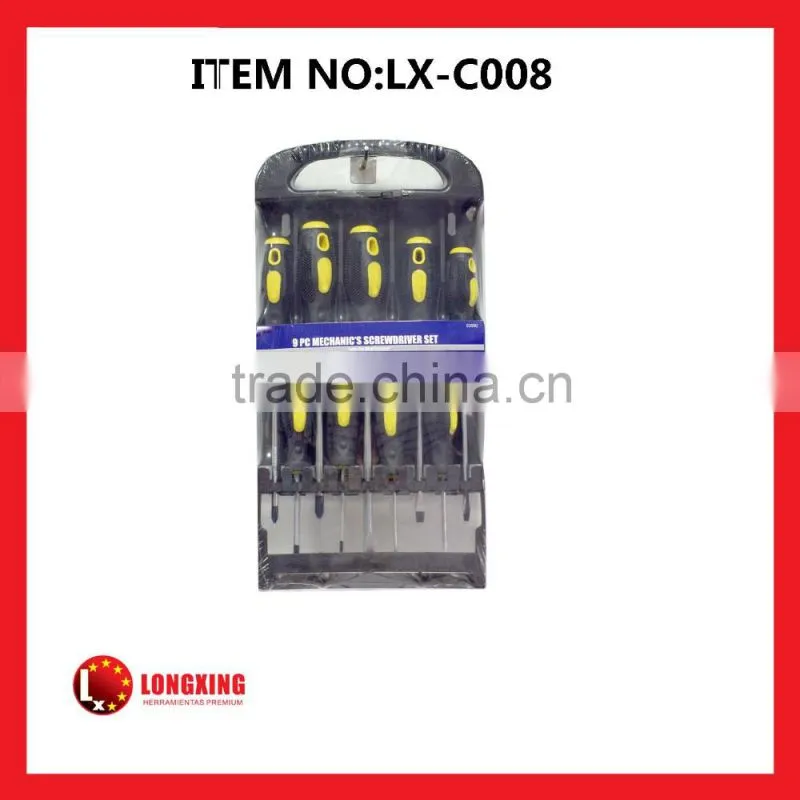 Factory Supply best selling promotion 9pcs multi-function screwdrivers set