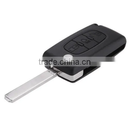 Flip Remote Key Case Fob for C2 C3 C4 C5 C6 Quatre Light Symbol 3 BTS