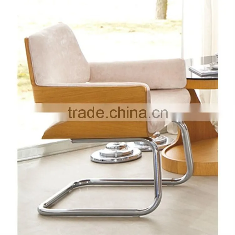 Modern Wood Arm Chair/Two Chairs with one table S313-5