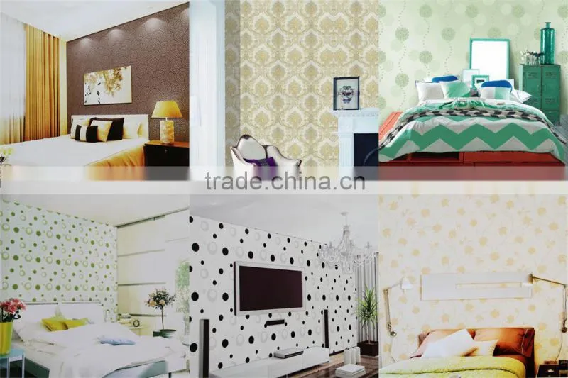 modern new circle soundproof wallpaper, black silver fashion hotel 3d wall paper