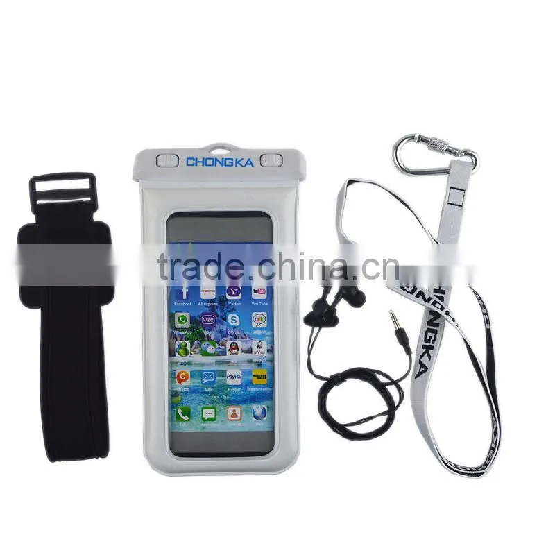 Hot Sale Supermarket PVC Cell Phone Waterproof Dry Bag