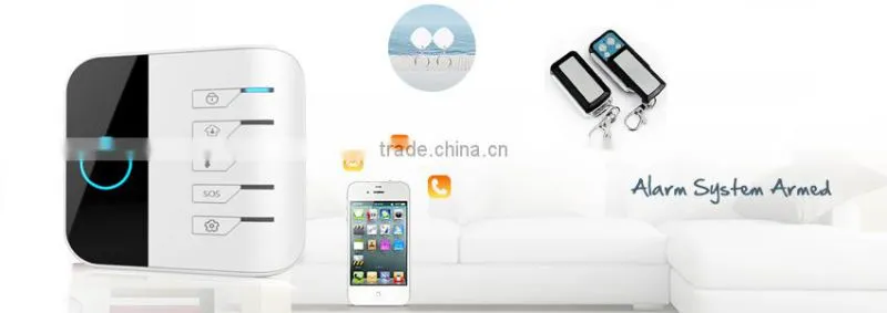Smart X8 gsm wifi alarm security with Intercom function answer calls like with a cell phone