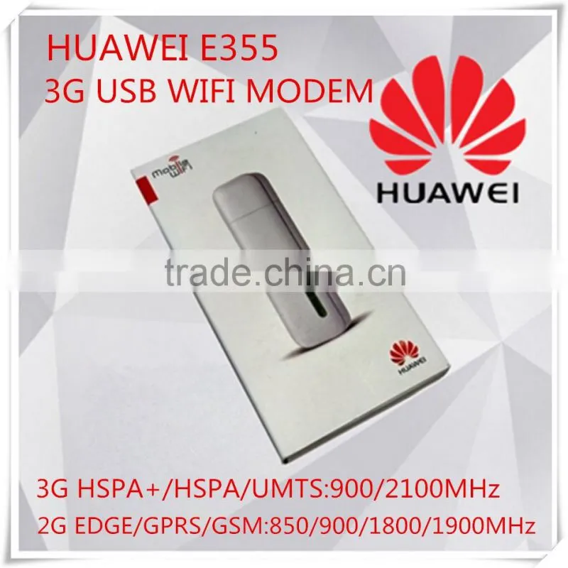 Unlocked New Original HSPA 21.6Mbps HUAWEI 3G USB Modem WiFi Router And HUAWEI E355 Mobile WiFi