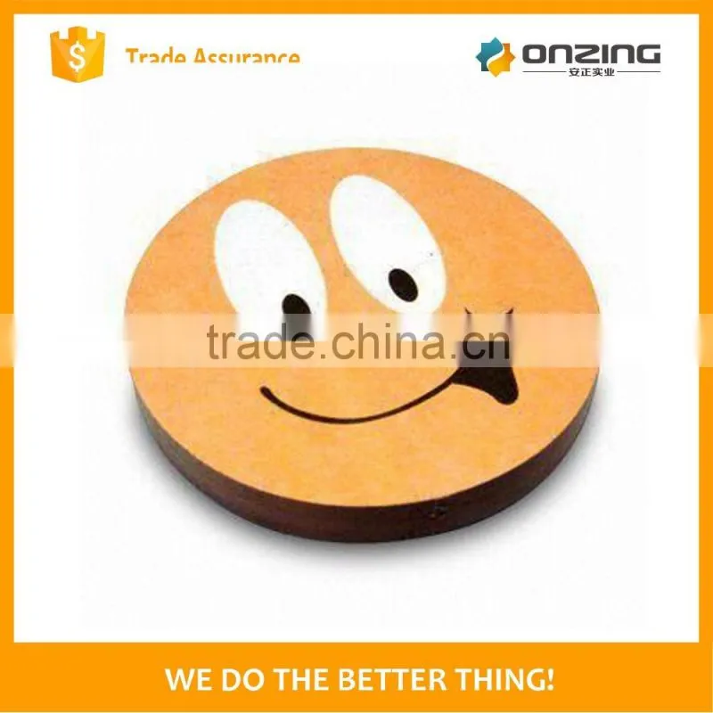 Die cut shape custom printing round sticky note pad