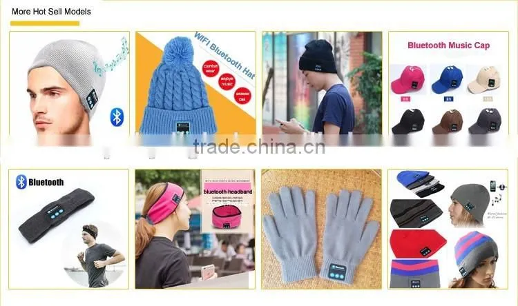 Sunshine cap with bluetooth music wireless sports headphone hat