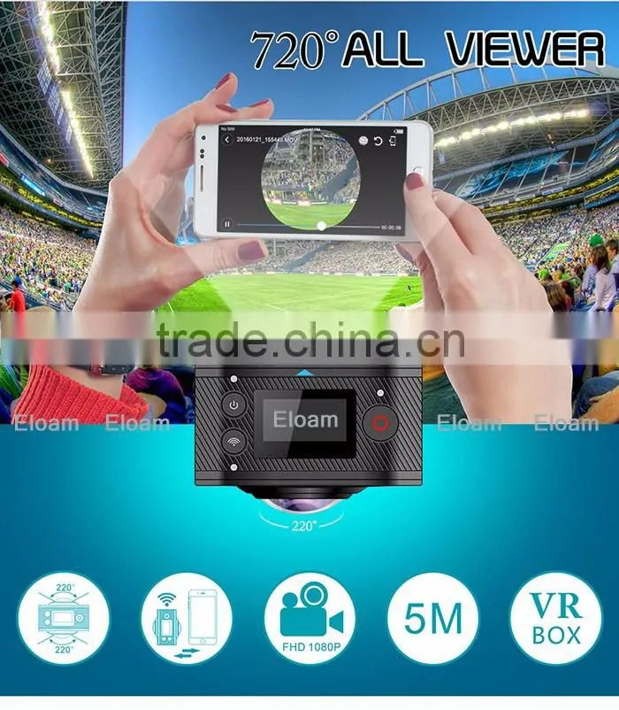 DV Camcorder Dual Lens 1080p 360 degree VR Camera