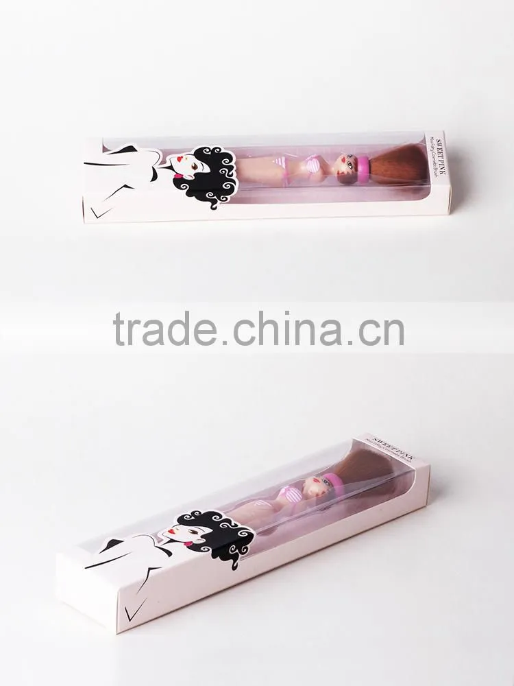 MY GIRL Free Samples Private Label Makeup Brush/High End Goat Hair Make up Brush/Wholesale Beauty body shape makeup brush