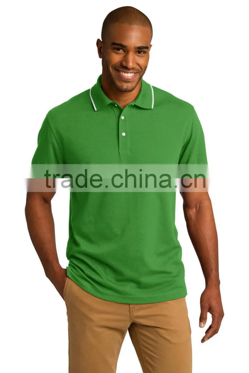 Solid color polo rugby shirt