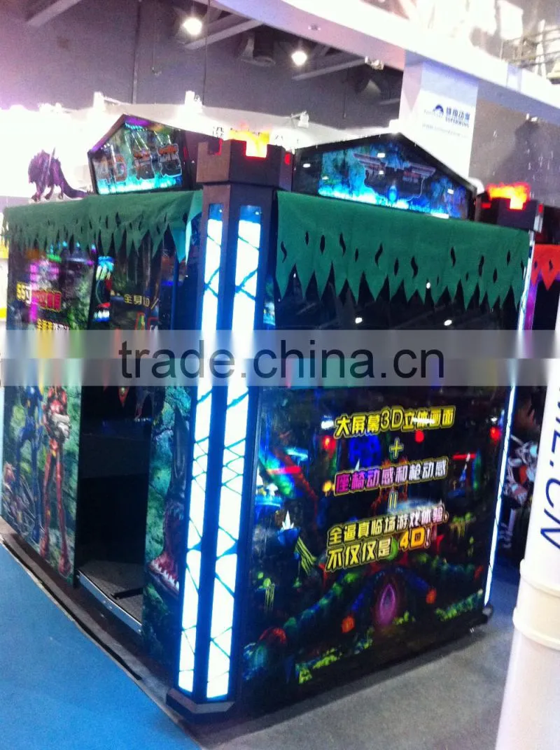 Lifelike experience!4D ruins kids electronics shooting game machine 4D ruins game machine arcade simulator game machine