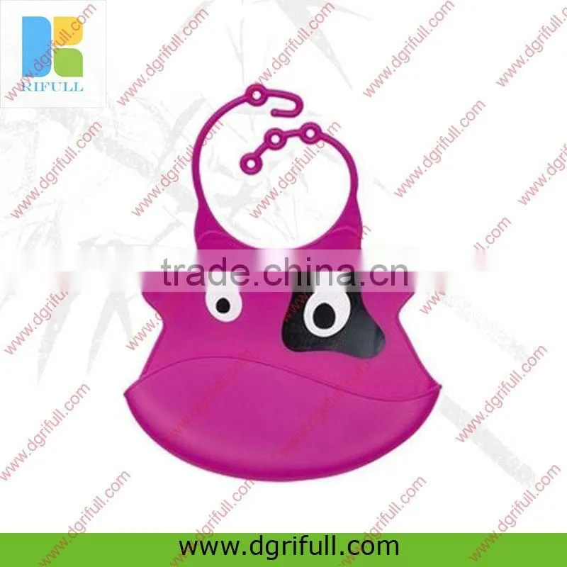 new design and FDA silicone baby bibs 2015
