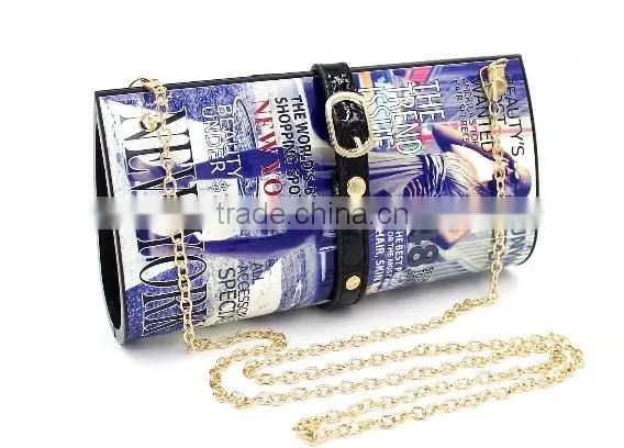 Magazine printing purse , ladies purse( W378)