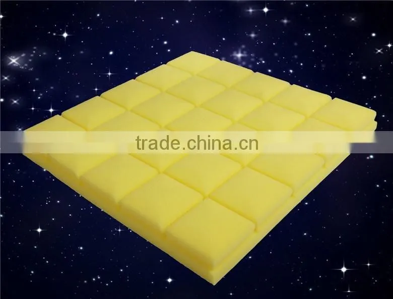 Acoustic walls insulation/colorful square sound proof sponge