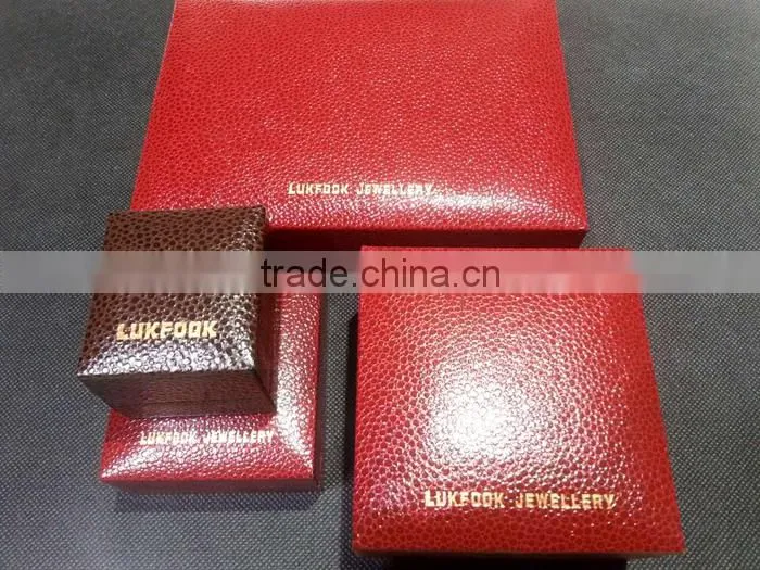 High quality Brand Jewelry boxes/cases leatherette paper Gifts Jewelry box