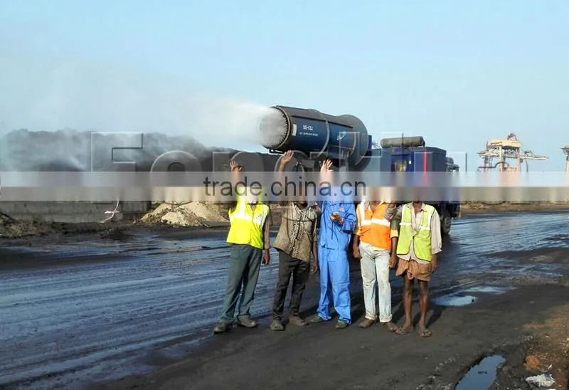 industrial long distance fog cannon dust cannon coal stockpile dust sprayer
