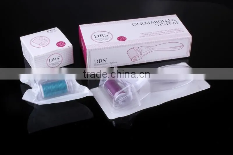 2016 hot 1200 needles body roller 3in1 derma cosmetic roller kit for dermatology