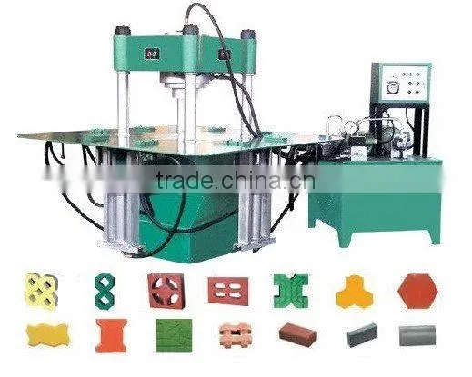 Shengya Brand automatic hydraulic cement paving brick making machine profession in producing colorful paving block in Indonisia