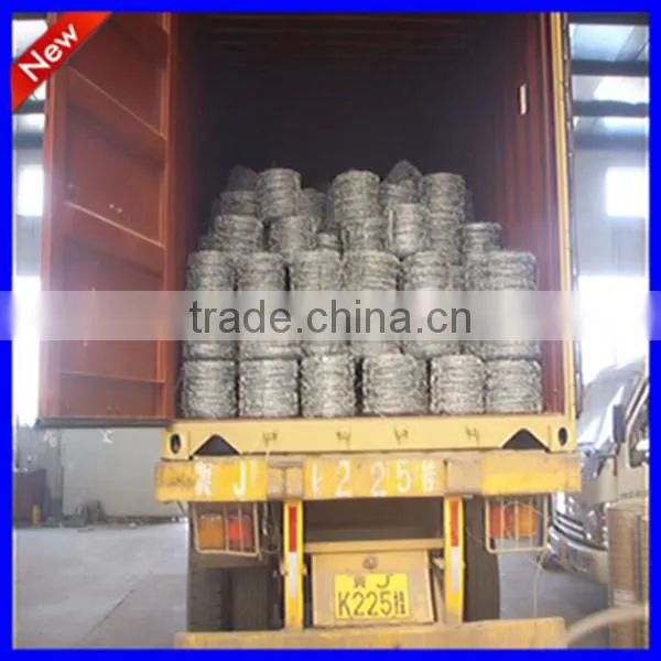 Anping hot sell cheap barbed wire(factory)