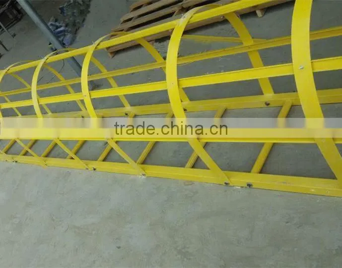 FRP platform ladders and ladder cage systems