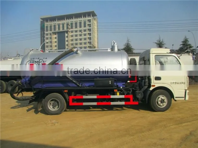 dongfeng 6000L vacuum sewage truck, suction truck for sale