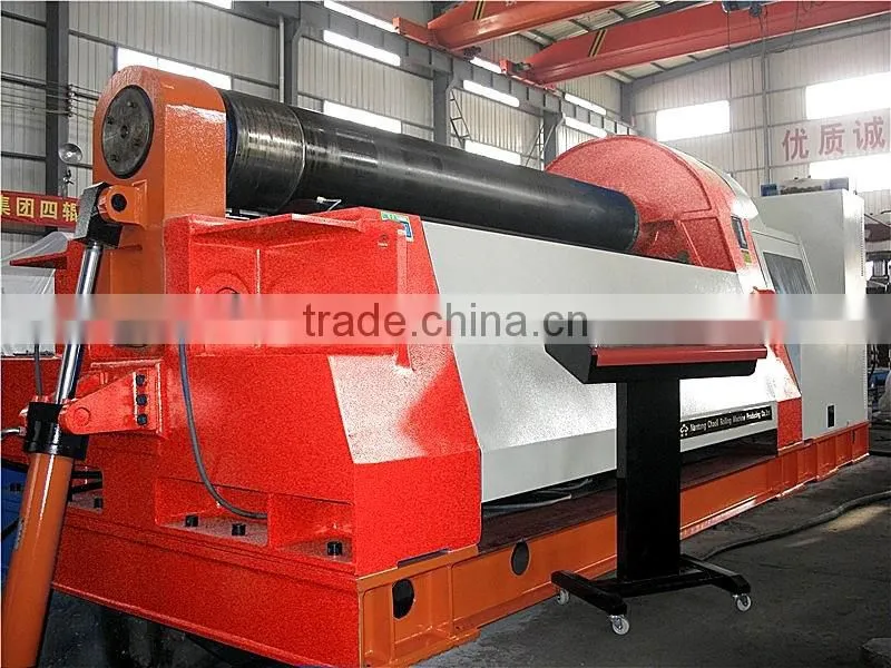 W11S 40*2500 3-roller hydraulic plate Rolling Machine bending plate roll