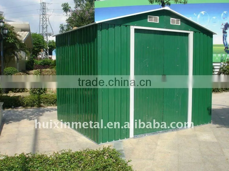 Garden used commercial greenhouses with spring clips for sheet fixation HX75 Series