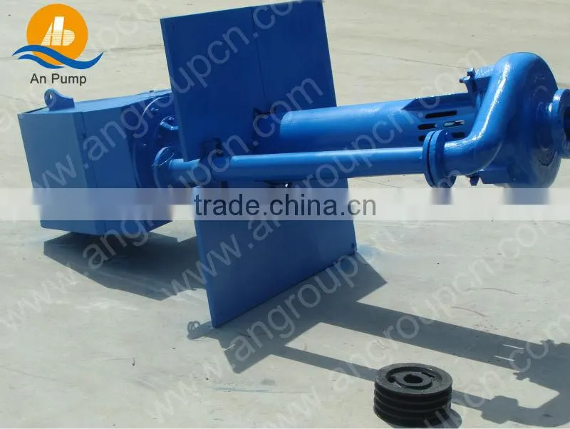 Vertical noncorrosive sump submersible slurry pump