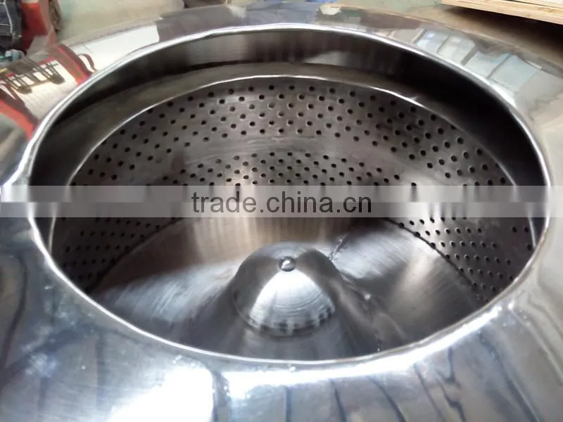 Top discharge filter centrifuge separator for liquid-solid separation